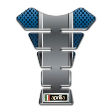 Aprilia Tank Pad Protector Perforated Blue Surface Motive 
