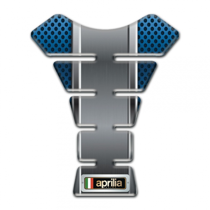 Aprilia Tank Pad Protector Perforated Blue Surface Motive 