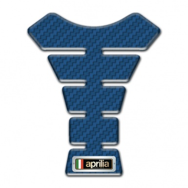 Aprilia Tank Protector Navy Blue Carbon DEsign 