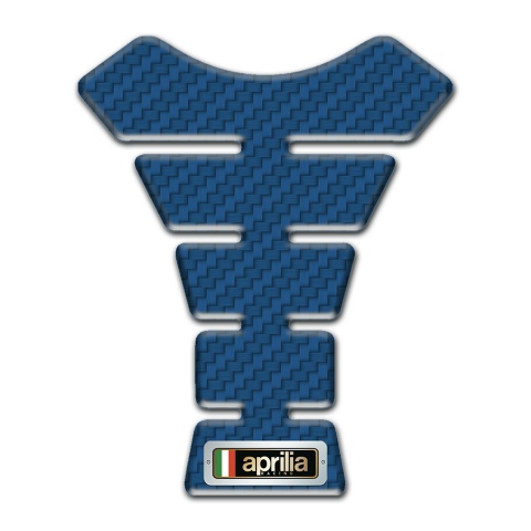 Aprilia Tank Protector Navy Blue Carbon DEsign 