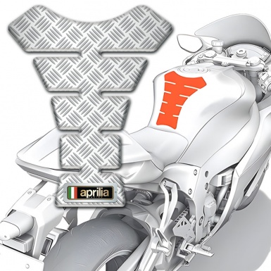 Aprilia Tank Guard Pads Crossed Patterns Design  