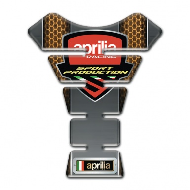 Aprilia Tank Fuse Copper Honecomb Motive Sport Production Logo 