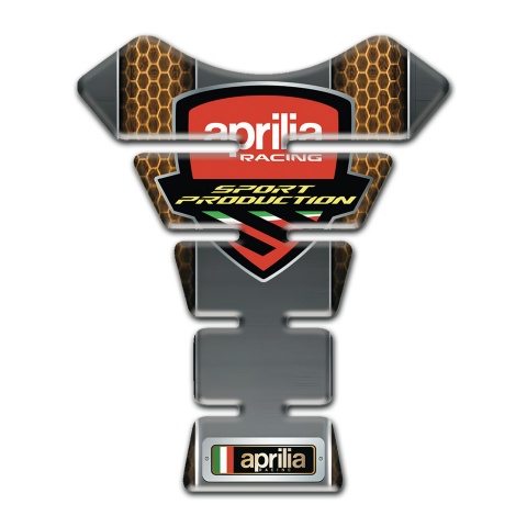 Aprilia Tank Fuse Copper Honecomb Motive Sport Production Logo 