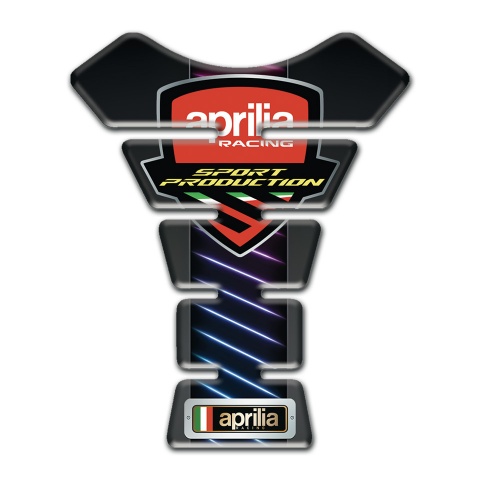 Aprilia Tank Protector Neon Lines Decoration Sport Production Logo 