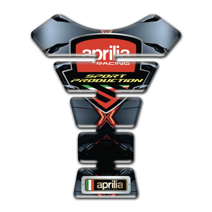 Aprilia Tank Protector Torn Base Effect with Racing Logo Style 