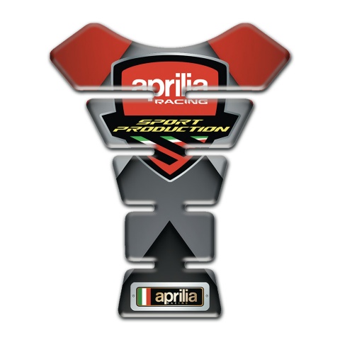 Aprilia Tank Fuse Silicone Sticker with Sport Production Logo Style
