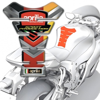 Aprilia Tank Fuse Multicolored Model with Sport Production Logo Edition 
