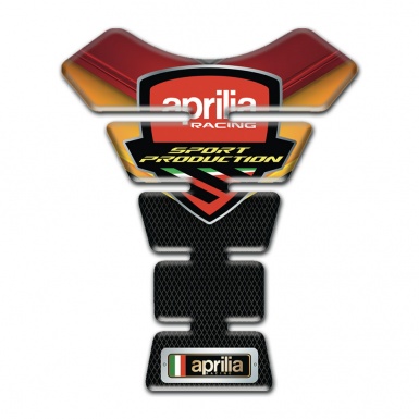 Aprilia Tank Protector Fire Colors Motive and Sport production Logo 