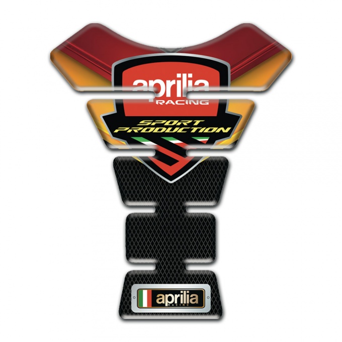 Aprilia Tank Protector Fire Colors Motive and Sport production Logo 