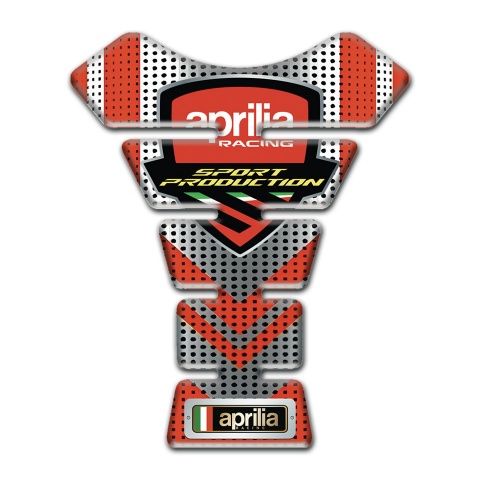 Aprilia Tank Pad Protector Silver Red Edition 