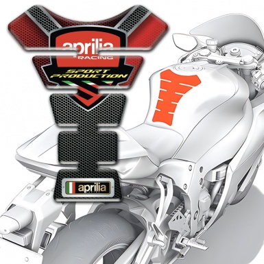Aprilia  Tank Protector X Shape Decoration Style 