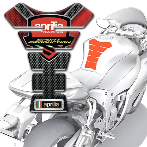 Aprilia  Tank Protector X Shape Decoration Style 