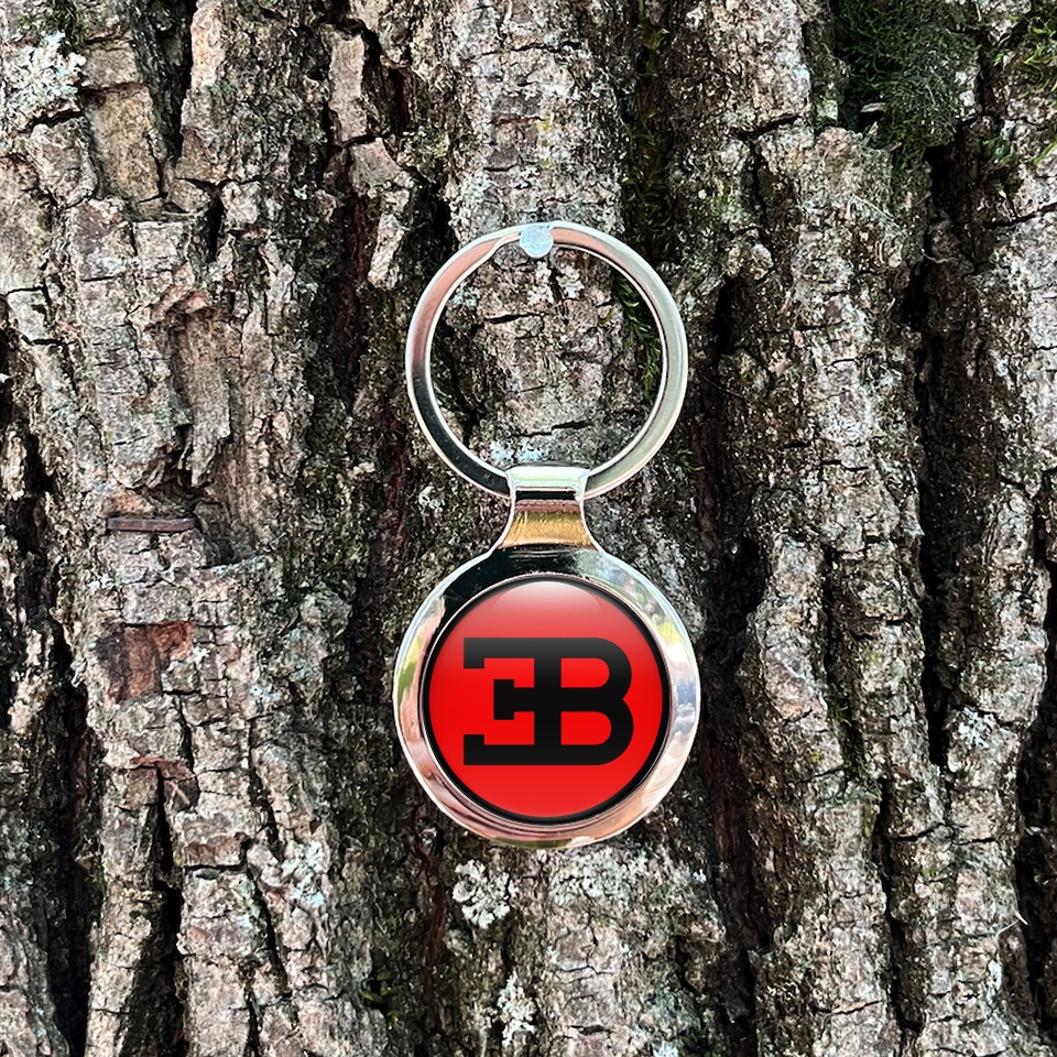 Bugatti Metal Fob Chain Red Classic Black Big Logo | Keychains ...