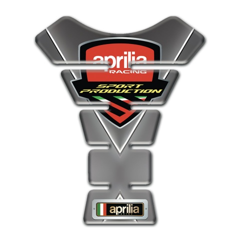 Aprilia Tank Pad Protector Gray with White Stripe Type 