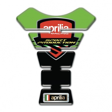 Aprilia Tank Guard Pads Green Black type 