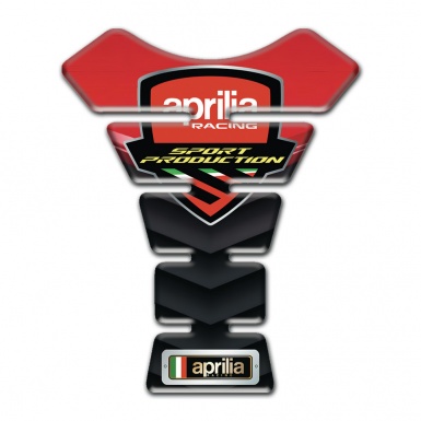 Aprilia Tank Pad Motorbike Red Black Type 