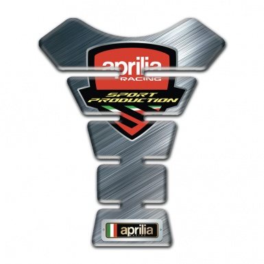 Aprilia Tank Protector Polished Surface and Racing Logo Style 
