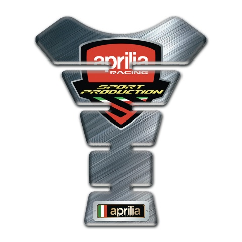 Aprilia Tank Protector Polished Surface and Racing Logo Style 