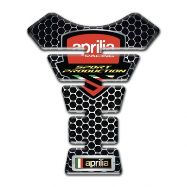 Aprilia Tank Pad Motorbike Perforated Steel Decoration 