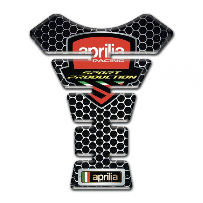 Aprilia Tank Pad Motorbike Perforated Steel Decoration 