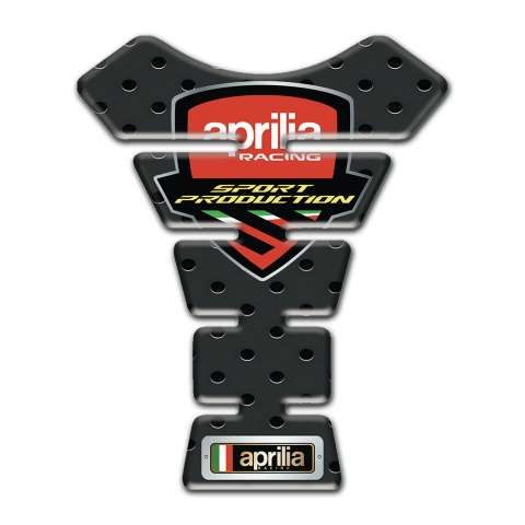 Aprilia Tank Protector Model with Perforated Rubber Effect 