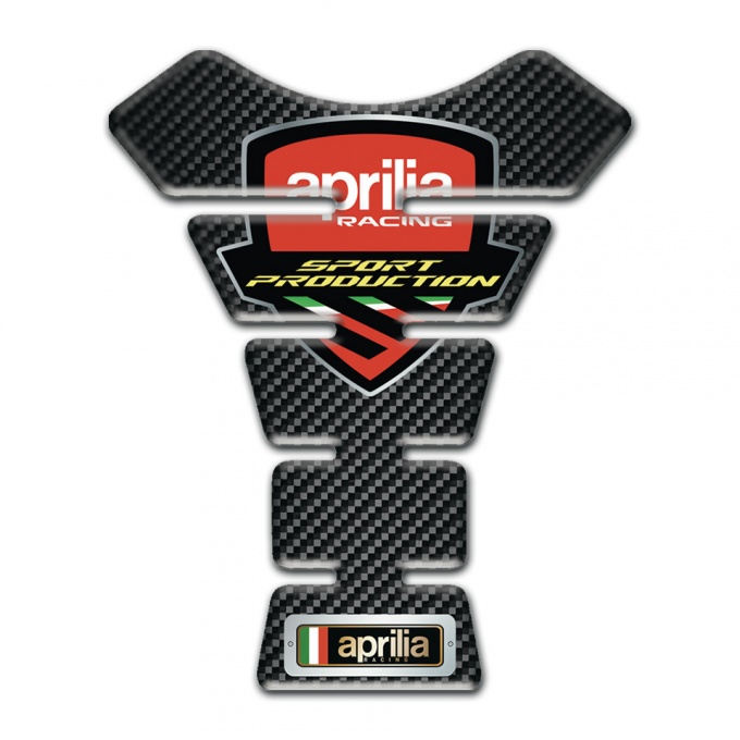 Aprilia Tank Pad Protector Black Carbon Decoration 