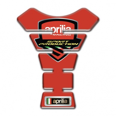 Aprilia Tank Fuse Premium Quality Red Print 