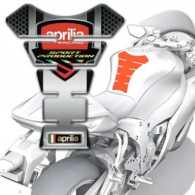 Aprilia Tank Fuse Metal panel Effect Print 