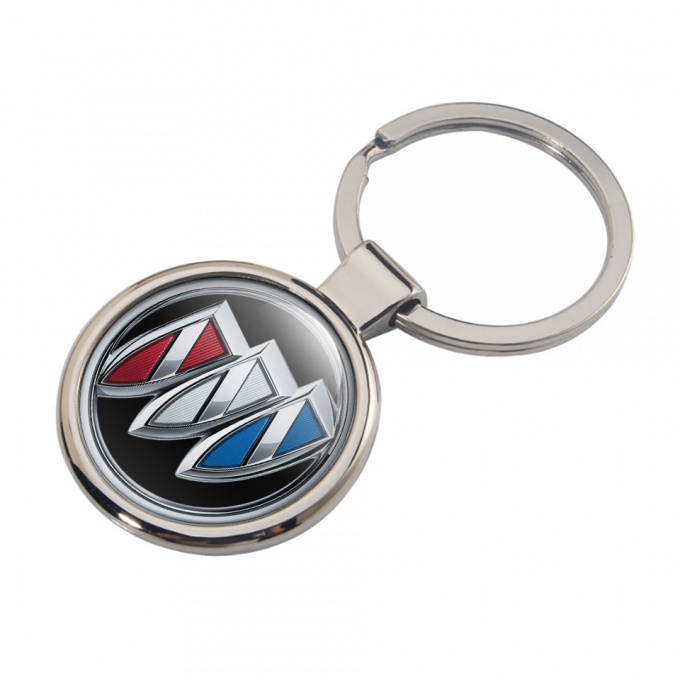 Buick Metal Fob Chain Black Chrome Color Edition