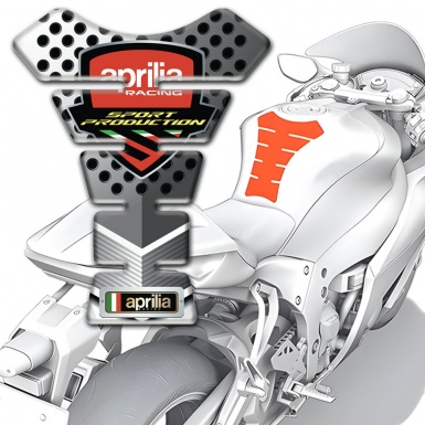 Aprilia Tank Protector Perforated Effect Model 