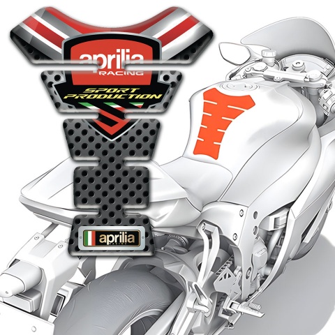 Aprilia Tank Guard Pads Anti Slip Sticker with Racing Logo Edition 