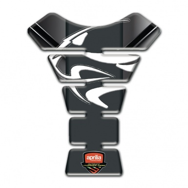 Aprilia Tank Protector Chromed Base Tiger Head Logo 