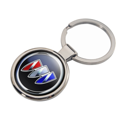 Buick Key Holder Metal Dark Blue Color Logo Design