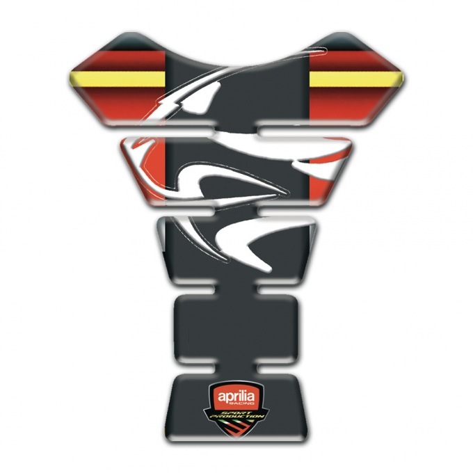 Aprilia Tank Fuse Colorful Patterns White Logo 