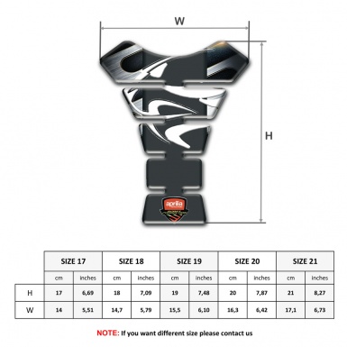 Aprilia Tank Fuse High-Quality  Silicone Sticker 