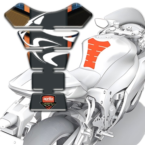 Aprilia Tank Pad Protector Multicolored Background 