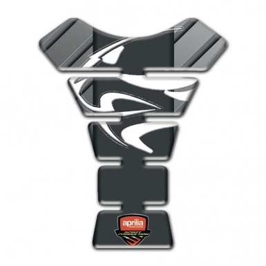 Aprilia Tank Protector Gray background White lOgo 