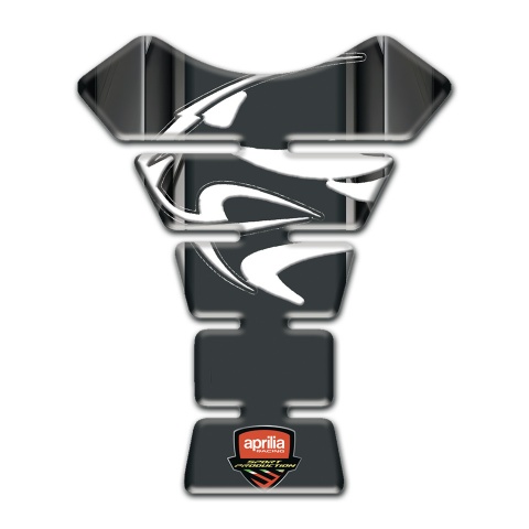 Aprilia Tank Fuse Dark Gray Base Decoration Tiger Head Logo 
