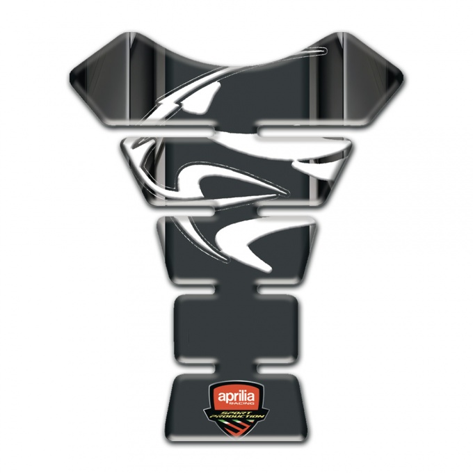 Aprilia Tank Fuse Dark Gray Base Decoration Tiger Head Logo 