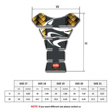 Aprilia Tank Fuse Yellow Mosaic Background 