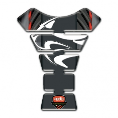 Aprilia Tank Fuse Silicone Sticker with Tiger Head Logo Style 