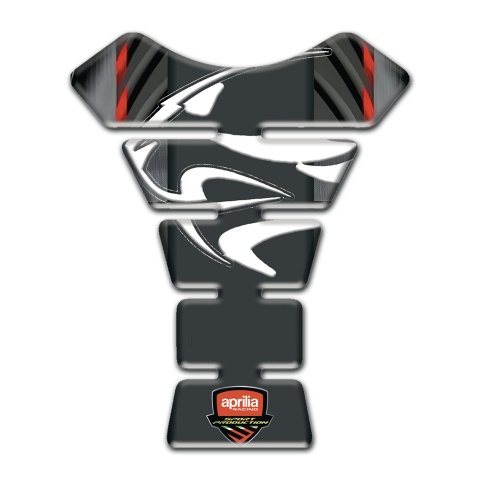 Aprilia Tank Fuse Silicone Sticker with Tiger Head Logo Style 