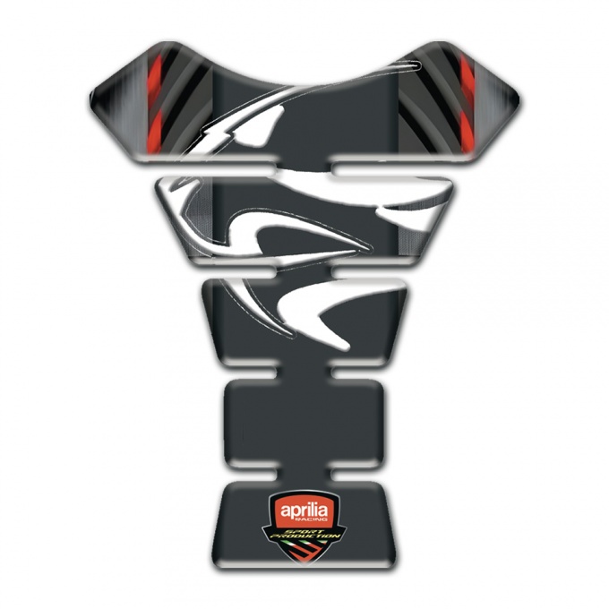 Aprilia Tank Fuse Silicone Sticker with Tiger Head Logo Style 