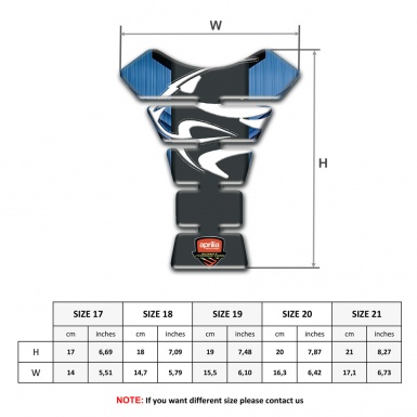 Aprilia Tank Fuse Blue Decoration Background 