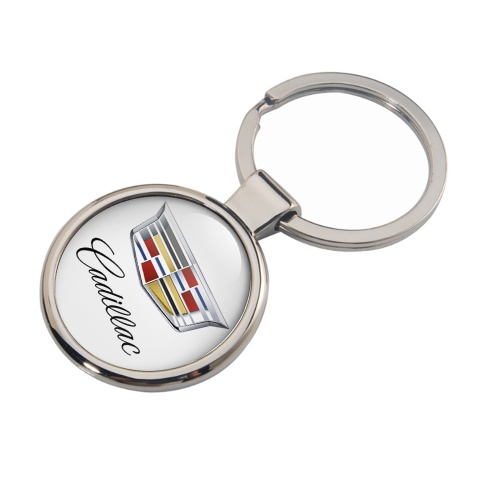 Avalanche Metal Key Ring White Pearl Color Logo Edition