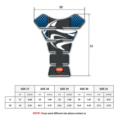 Aprilia Tank Fuse Perforated Blue Surface Background 