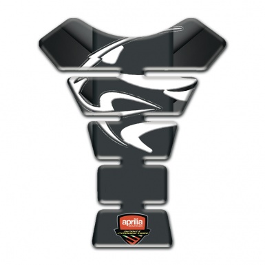 Aprilia Tank Protector Gray Black Details Background 