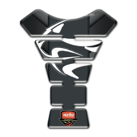 Aprilia Tank Protector Gray Black Details Background 