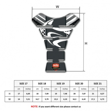 Aprilia Tank Pad Motorbike High-Quality  Version with Tiger Head Logo 