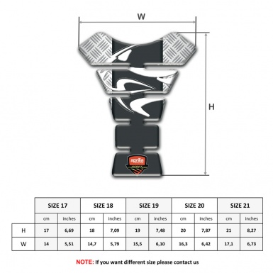 Aprilia Tank Guard Pads Crossed Patterns Background 